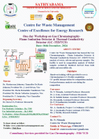 One day Workshop on Gas ChromatographyFlame Ionization Detector & Thermal Conductivity Detector (GC- FID/TCD) 2024 Workshop Poster